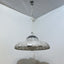 iGuzzini Meblo pendant lamp. Lampada a sospensione anni 60 acrilico e vetro. Suspension vintage space age. Mid-century modern chandelier.