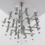 Gaetano Sciolari design chandelier 1970s, 15 lights