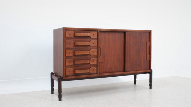 Guido Faleschini vintage teak sideboard  1950s