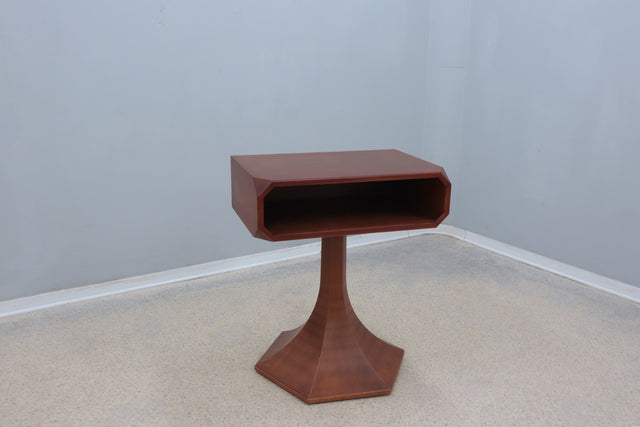 Luigi Massoni revolving side table / console Italy 1960s