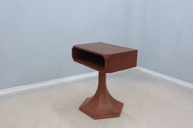 Luigi Massoni revolving side table / console Italy 1960s