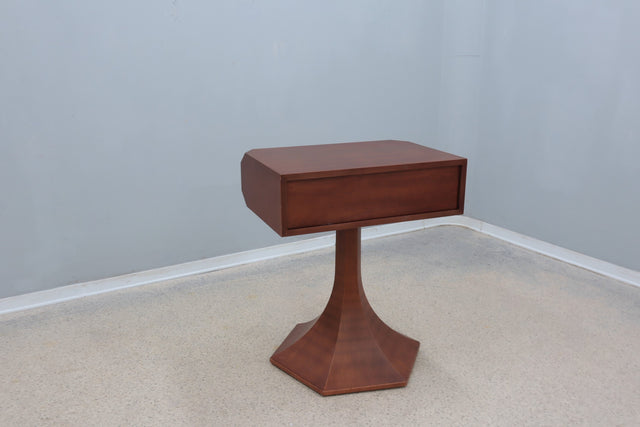 Luigi Massoni revolving side table / console Italy 1960s