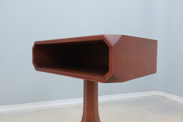 Luigi Massoni revolving side table / console Italy 1960s