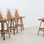 vintage mcguire bar stools 