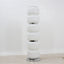 AV Mazzega white murano glass floor lamp 1960s