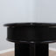 Pair of 1980s black lacquered nightstands with rotational ABS drawers. Nachttische Schwarz, mesitas negras, chevets noirs, comodini neri Takahama