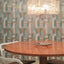 Murano glass pendant chandelier MAZZEGA 1970s