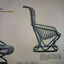 Set of 2 rattan chairs Tito Agnoli BONACINA 1960s