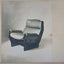 Osvaldo Borsani leather Canada armchair + ottoman, TECNO 1960s