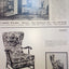 Mid century high back armchairs FRAMAR 1950s
