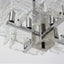 Murano glass pendant chandelier MAZZEGA 1970s