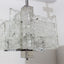 Murano glass pendant chandelier MAZZEGA 1970s