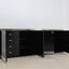 Willy Rizzo laminated wood and steel sideboard 1970s