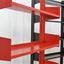 Lips Vago/ Seccose modular metal bookcase Congresso  1970s