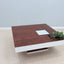 Vintage teak coffee table with plant holder 1960s