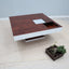 Vintage teak coffee table with plant holder 1960s