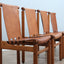 4 Tapiovaara Walnut & Leather Chairs - Sedie Tapiovaara Cantù cuoio - Tapiovaara Walnuss Stühle - Sillas Tapiovaara cuero: Italian 1960s Design.