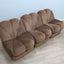 Italian modular sofa from the 1970s, composed of four individual lounge chairs that can be freely arranged to create different compositions.