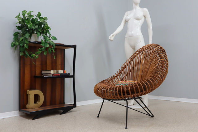 Italian art deco bookcase 1940s