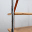 Jumbo bookcase by Luigi Massoni for Poltrona Frau. Libreria vintage cuoio anni 70, 70er Regal, étagère rétro chrome, estantería mid-century.