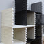 1999 Ron Arad for Kartell H&H modular plastic shelving. Étagère modulable H&H Kartell Ron Arad. Ron Arad Kartell H&H Regalsystem 8050.
