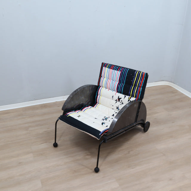 Kartell Anna Castelli armchair with original box & double cover. Poltrona Kartell Anna Castelli fauteils postmoderne Italian 1980s