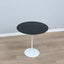 Knoll Saarinen tulip coffee table 1980s black Marquina marble