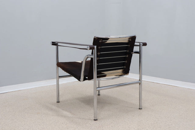 LC1 pony armchair original Cassina 1970s