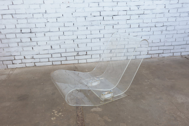 LCP plexyglass lounge chair Kartell 1990s