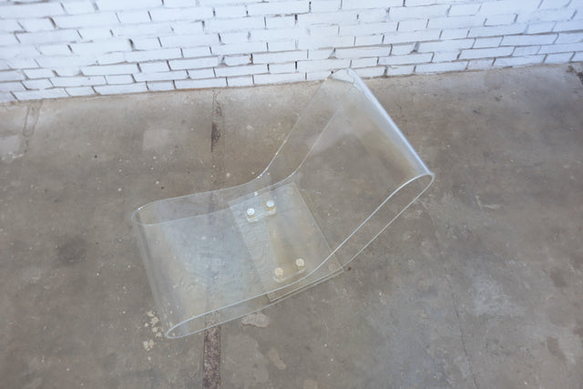 LCP plexyglass lounge chair Kartell 1990s