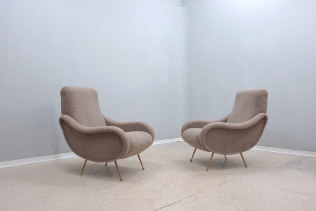 Mid century Lady style armchairs 1950s, set of 2