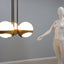 Lamperti hanging / pendant chandelier 1970s