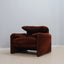 Maralunga armchair in suede leather CASSINA 1970s