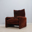 Maralunga armchair in suede leather CASSINA 1970s
