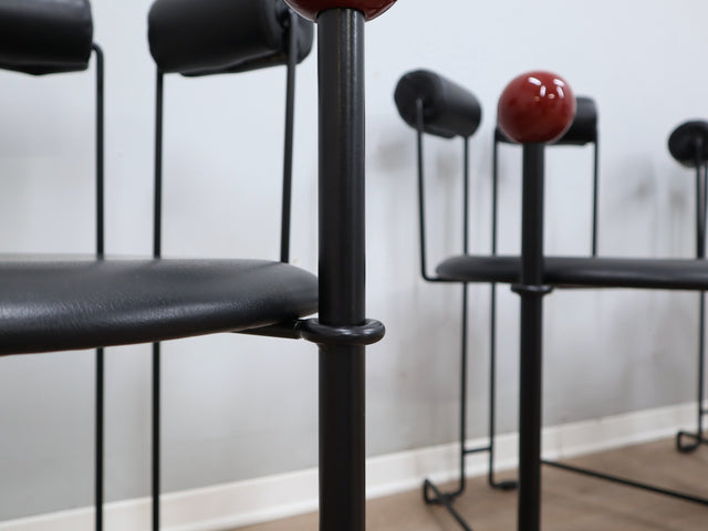 Postmoderne Sessel Memphis Group Chairs Postmodern chaises Mario Botta De Lucchi 1980s