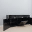 Willy Rizzo black laquered sideboard for Mario Sabot 1970s