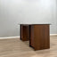 Afra & Tobia Scarpa "Artona" Executive Desk for Maxalto 1975 walnut burl and cognac leather