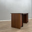Afra & Tobia Scarpa "Artona" Executive Desk for Maxalto 1975 walnut burl and cognac leather