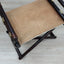 1950s McGuire bamboo and leather director's chair. Chaise metteur en scène McGuire bambou cuir 1950. McGuire Regiestuhl Bambus Leder 1950er.