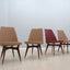 Melchiorre Bega mid century chairs 1950s, set of 4