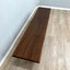 1970s brutalist solid walnut bench by Giovanni Michelucci. Panca noce massello vintage. Banc en noyer massif. 1970er Nussbaum Bank.