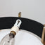 1950s O-luce table lamp by Tito Agnoli in brass & black metal. Lampada vintage ottone, Tischleuchte 50er, lampe design, lámpara mid-century retro