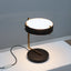 1950s O-luce table lamp by Tito Agnoli in brass & black metal. Lampada vintage ottone, Tischleuchte 50er, lampe design, lámpara mid-century retro