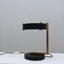 1950s O-luce table lamp by Tito Agnoli in brass & black metal. Lampada vintage ottone, Tischleuchte 50er, lampe design, lámpara mid-century retro