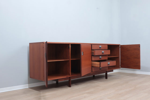 Mid century Italian design teak sideboard 1950s