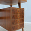 Mid century Italian mahogany writing desk 1950s
