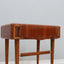 Mid century Italian design teak bed tables / nightstands, set of 2