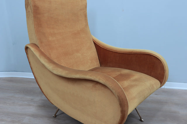 Mid century Lady style velvet armchairs 1950s