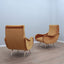 Mid century Lady style velvet armchairs 1950s