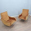 Mid century Lady style velvet armchairs 1950s